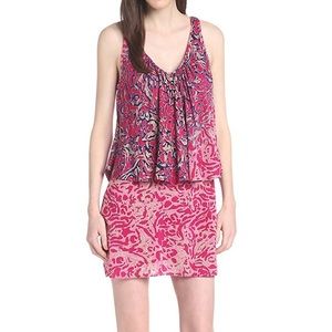 NWT TRACY REESE Fly away dress in color berry SZ S